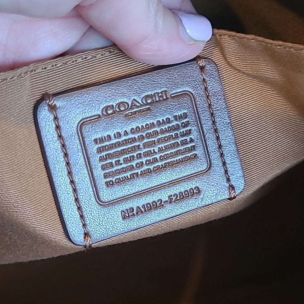Coach Mini Kelsey Satchel Handbag Tan - Picture 13 of 13